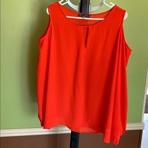 Cold shoulder long sleeve blouse